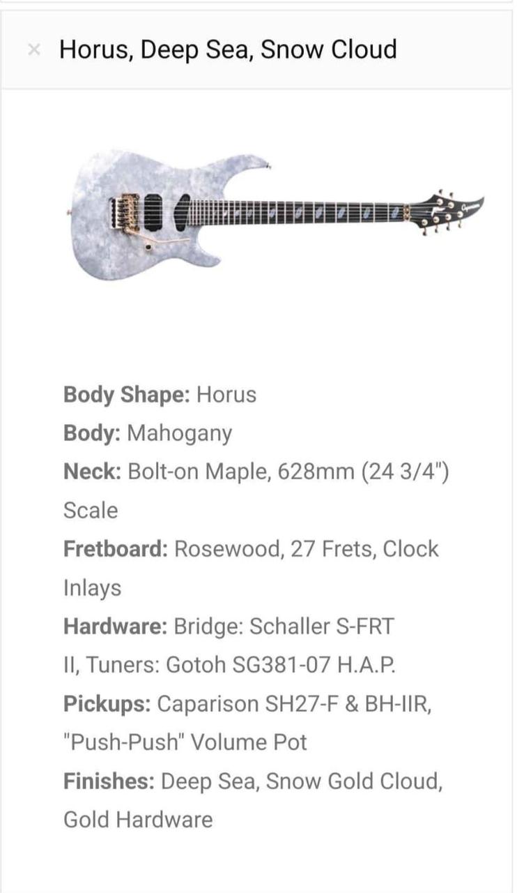 Caparison  Horus