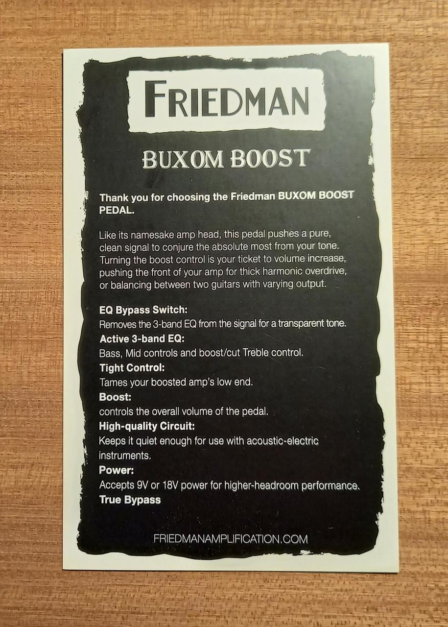 Prodám Friedman Buxom Boost - REZERVACE