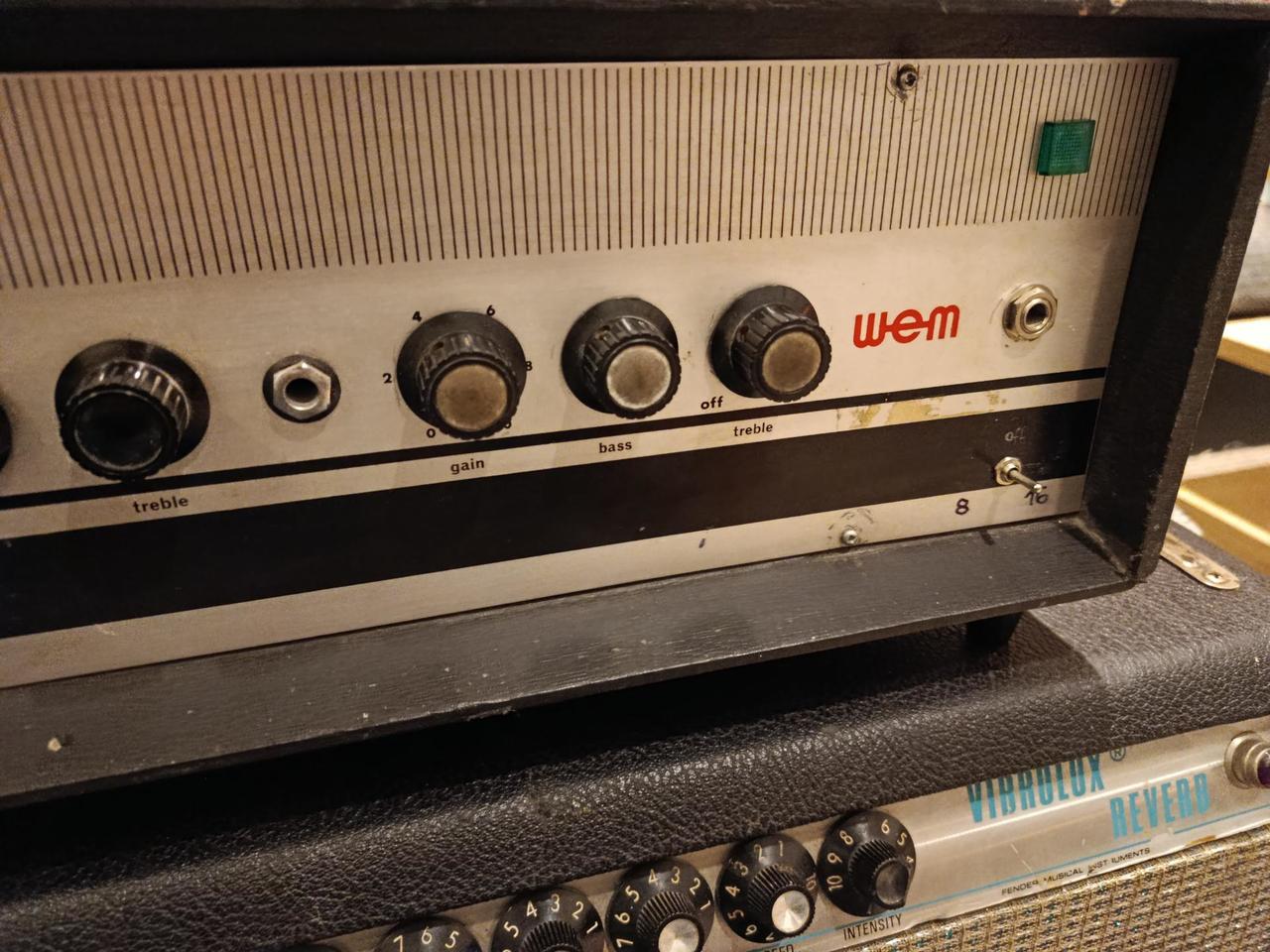 1960' WEM celolampový zesilovač ER-15 (VOX AC-15)