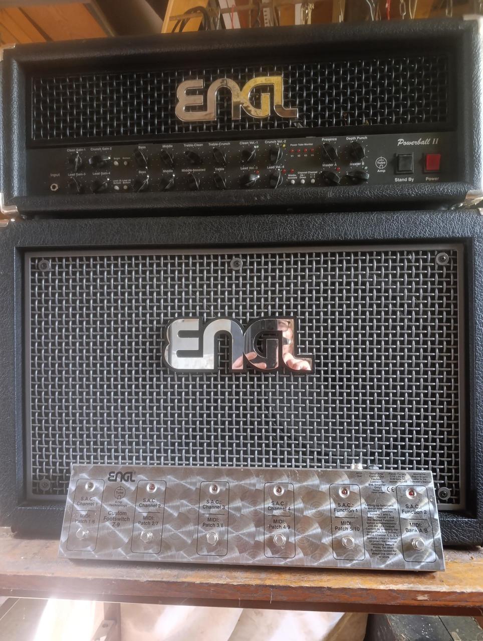 ENGL POWERBALL 2 + ENGL  box 2x12  + CASE + ENGL Z5