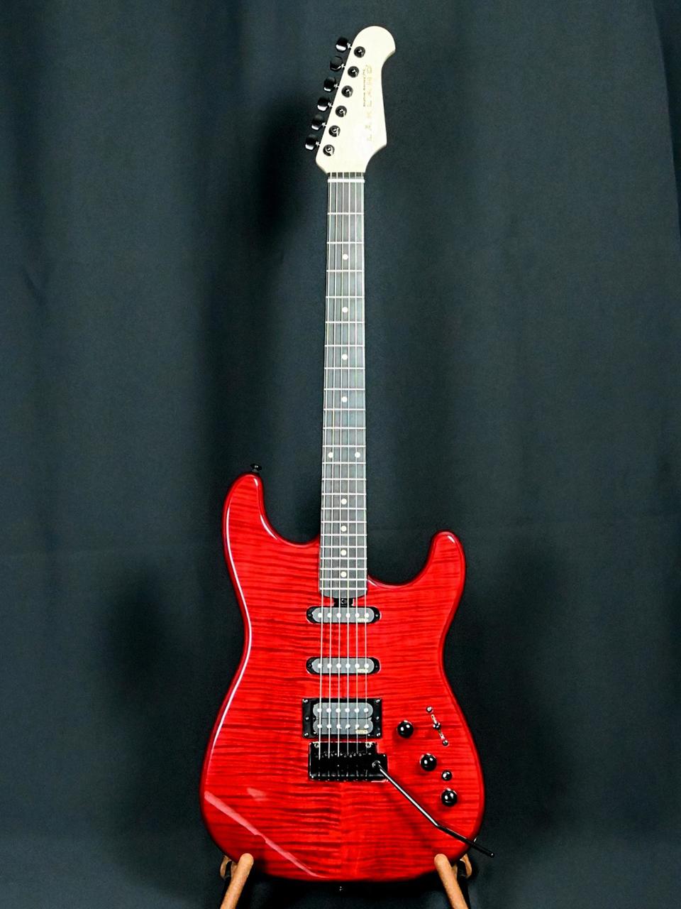 LAKLAND SKYLINE 65-S GUITAR HSS, Red Translucent, Ebony