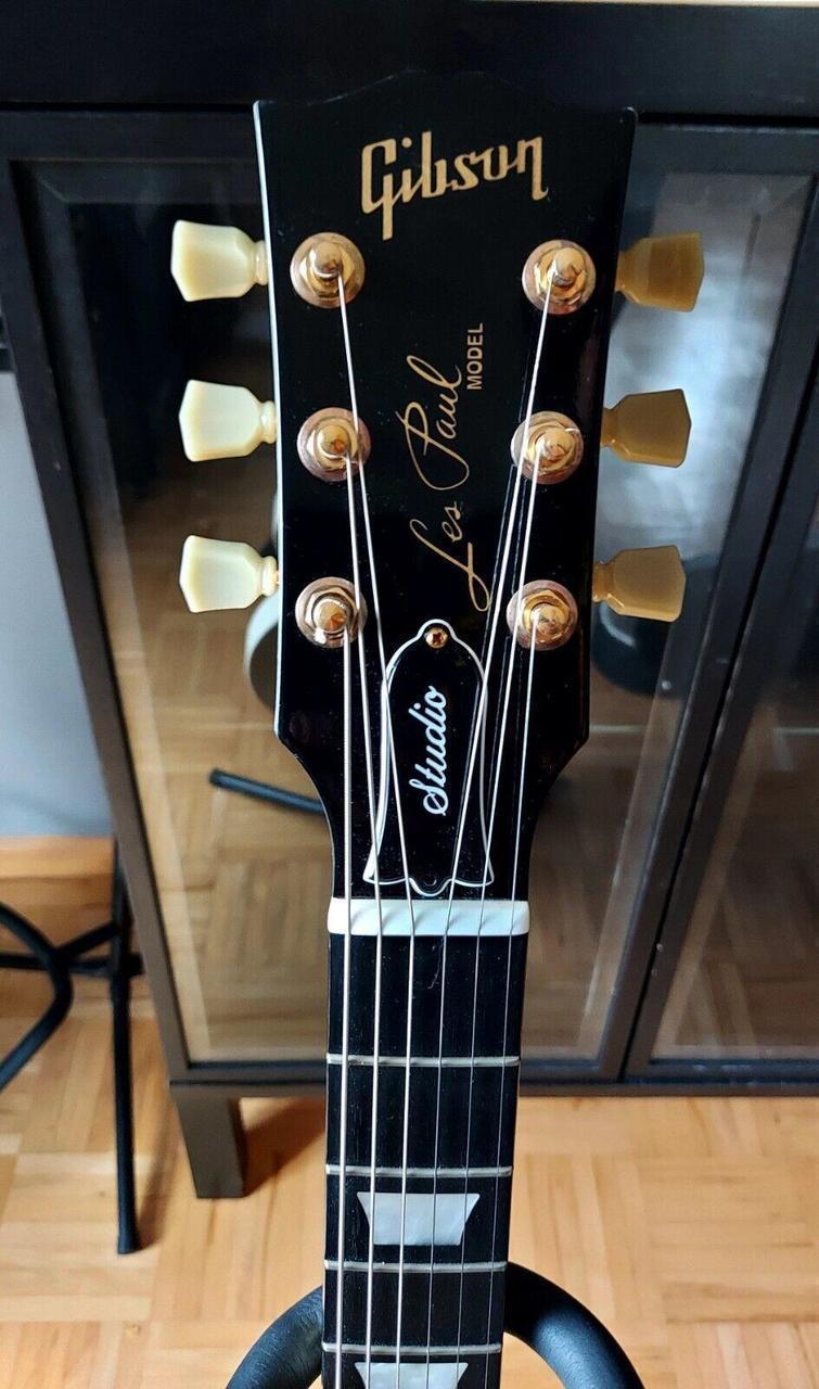 GIBSON Les Paul Studio Alpine White - Hmatník EBEN_2013