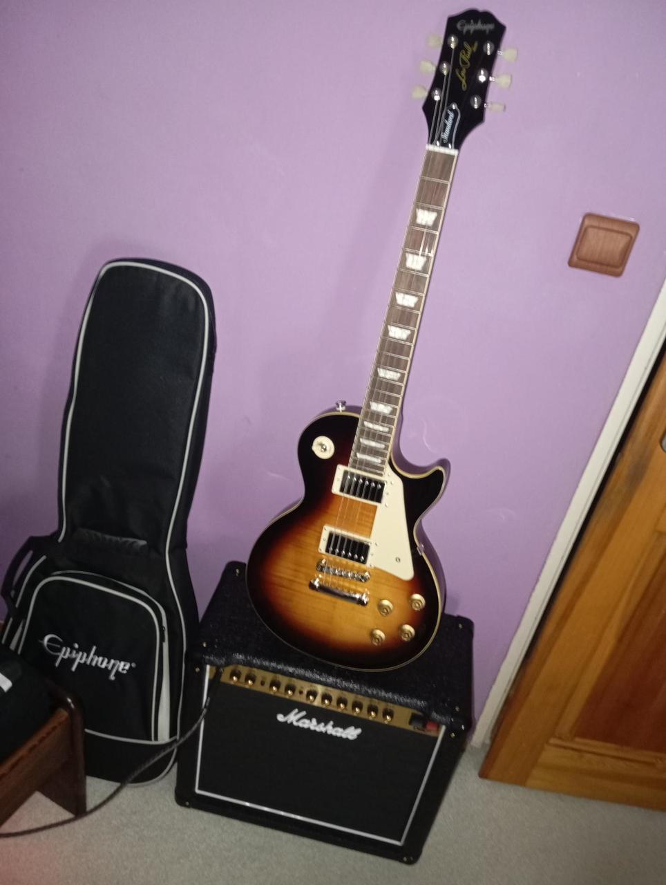 Epiphone Les Paul standard, bourbon burst