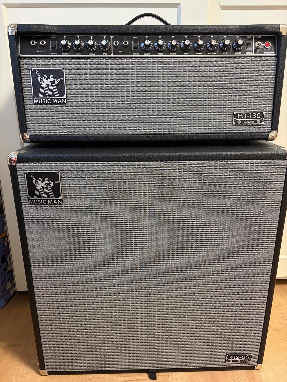 Music Man HD 130 head+cab