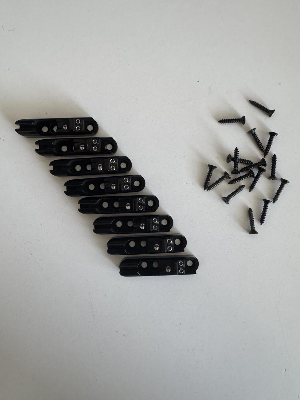 Gitarová kobylka ABM 3210B Single Guitar Bridge 8ks